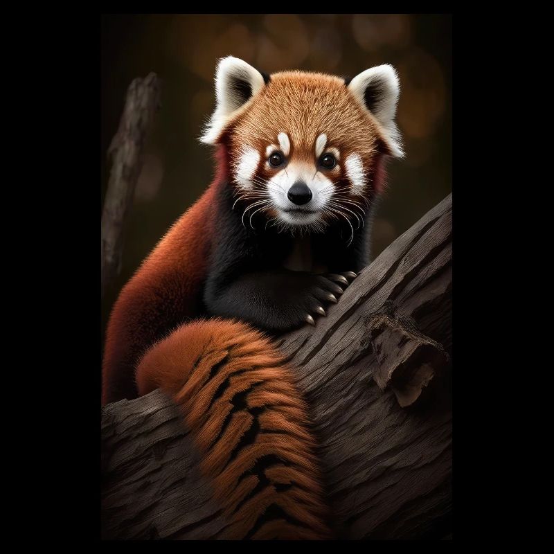 Panda roux mignon