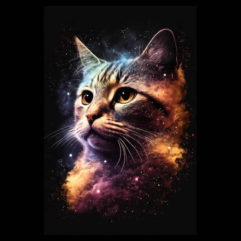 Cat Galaxy Space Space Cool Stars