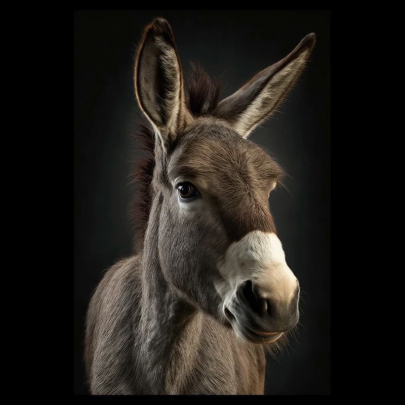 Esel Realistisch Cool