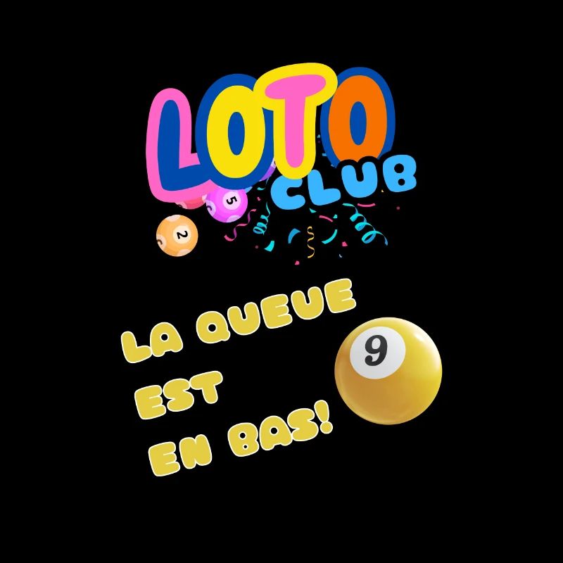 LOTO - BINGO - 9 - LA QUEUE EST EN BAS