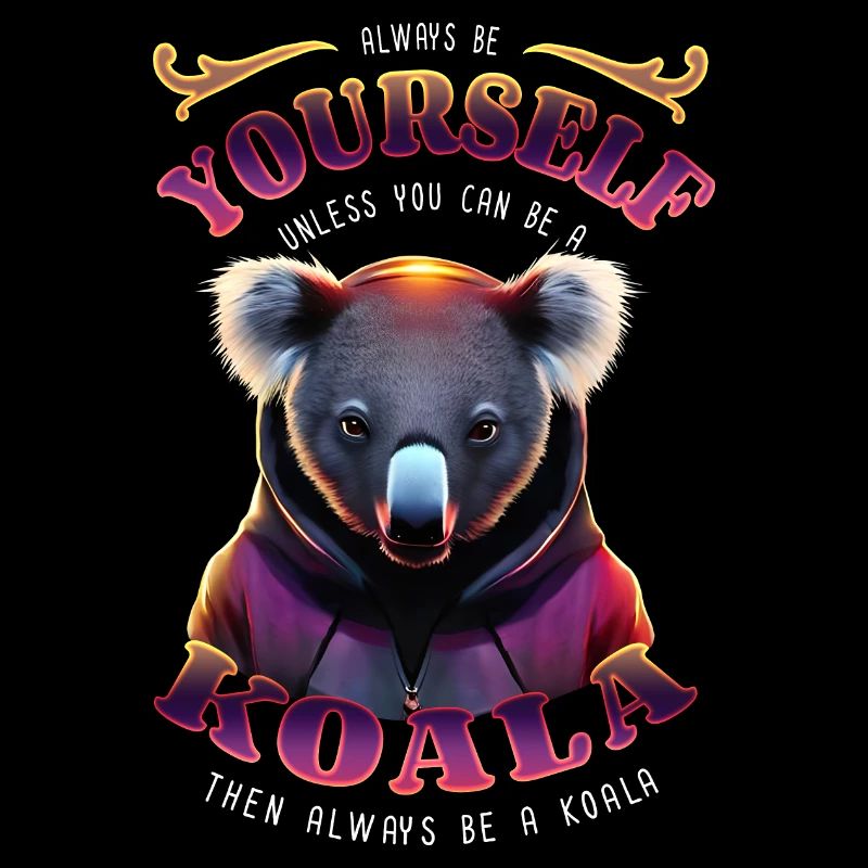 Sei immer du selbst - Koala - Spruch