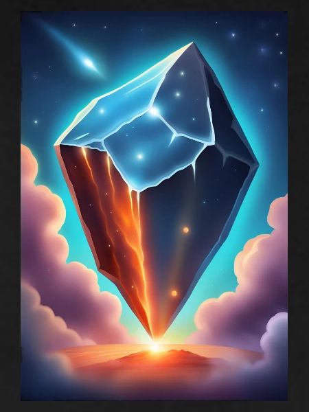 Icy meteor