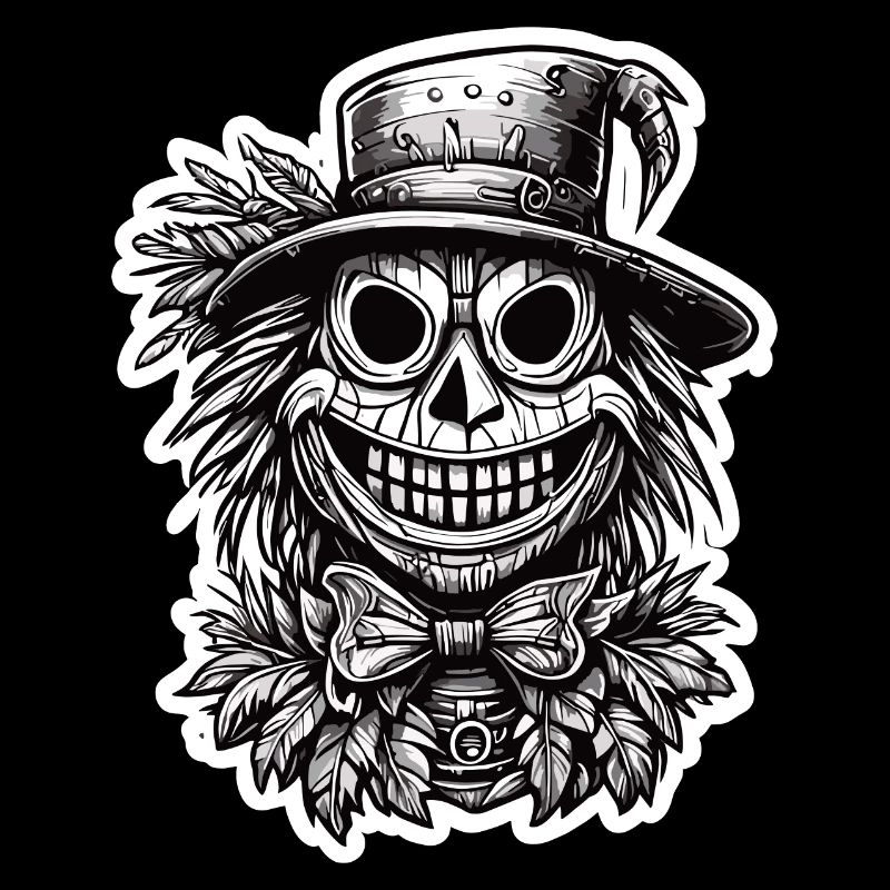 Épouvantail / Ouvrier de la moisson / Champ de maïs / Champ