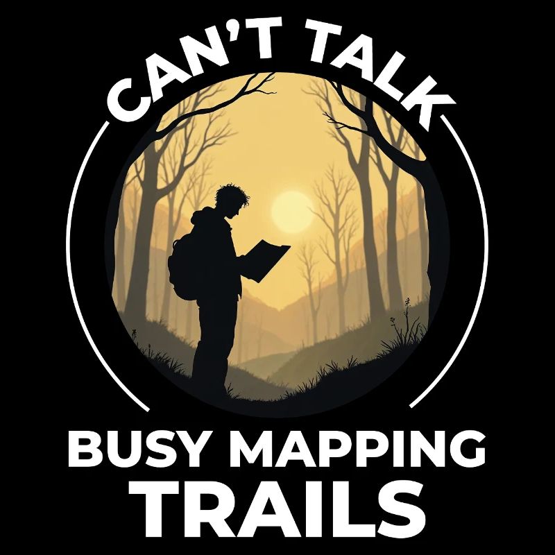 Outdoor Mapping Explorer Forest Map Sunrise