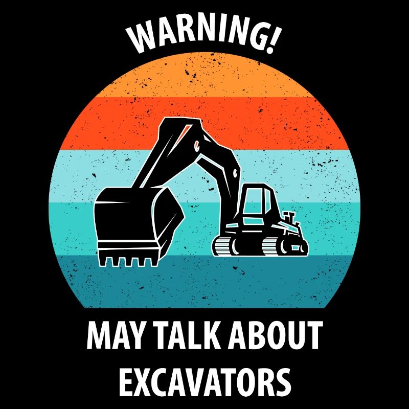 Bagger Baggerfahrer Baggerwagen