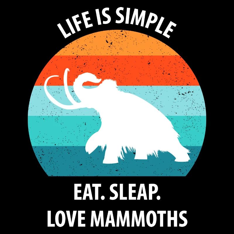 Lustiges Mammut Steinzeit Eiszeit Design Urzeit