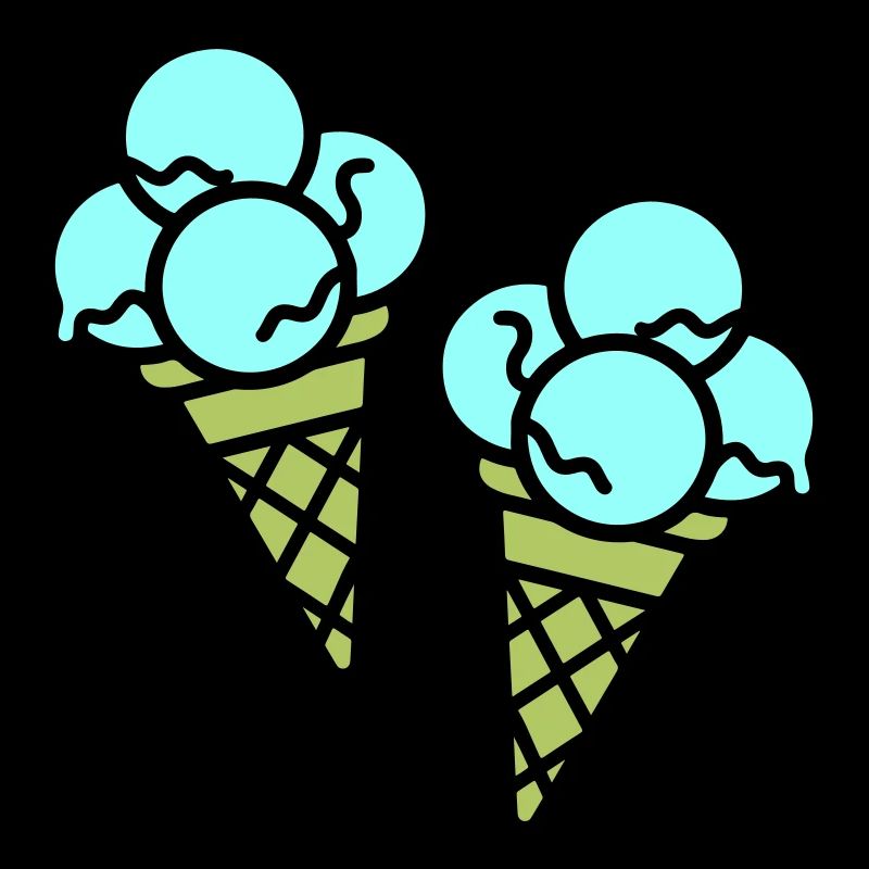 Crème glacée à la crème Eis