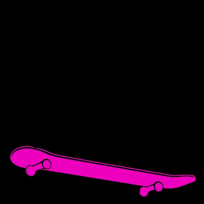 Skateboarding Woman Symbol Skateboard