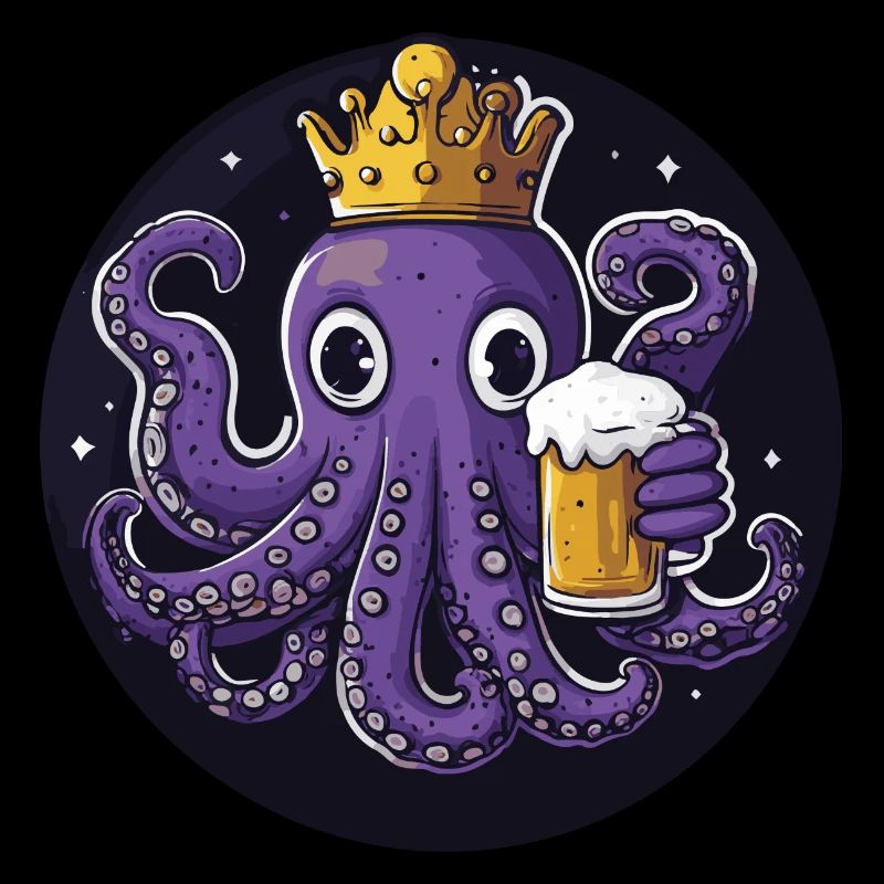 Oktopus Bier Comic