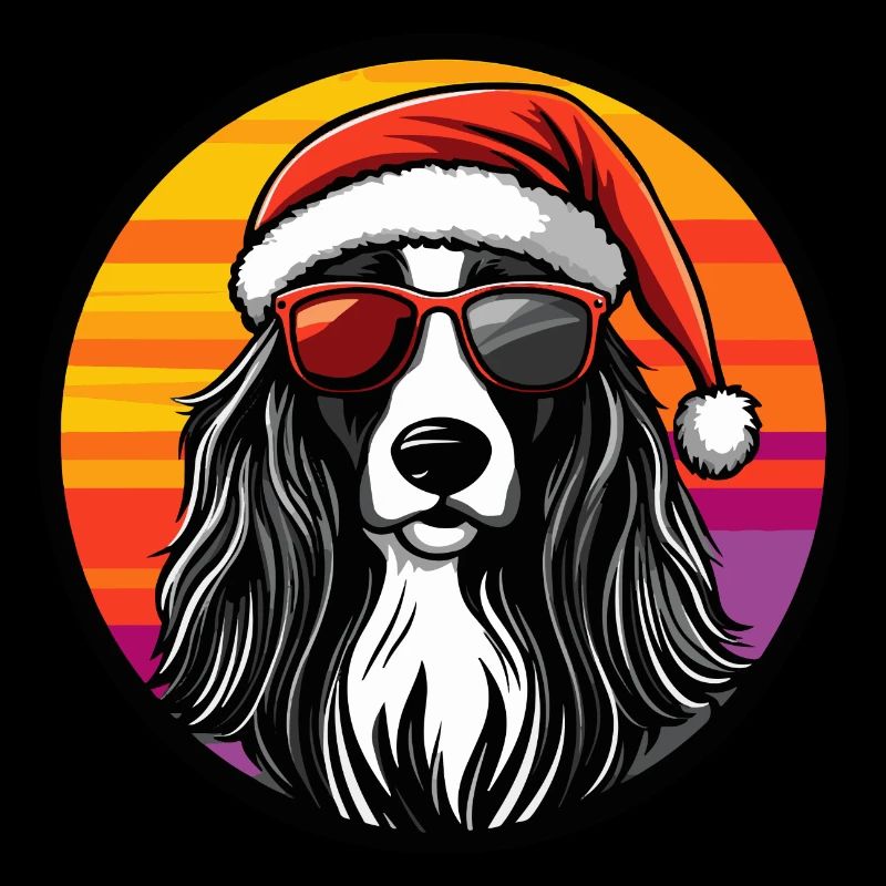 Afghan Hound Hund Weihnachten Cool