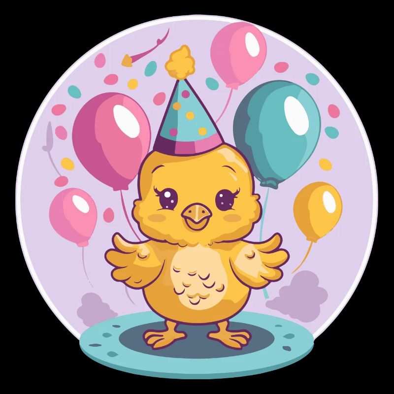 Huhn Geburtstag Comic