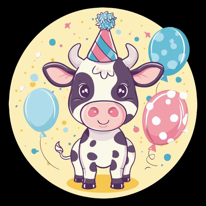 Kuh Geburtstag Comic