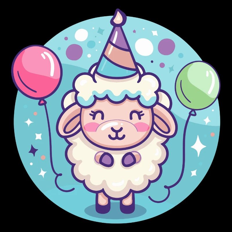 Bande dessinée d’anniversaire de mouton