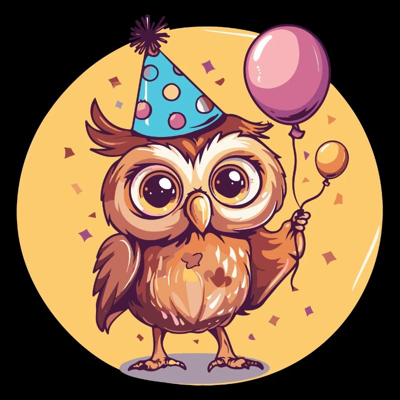 Eule Geburtstag Comic