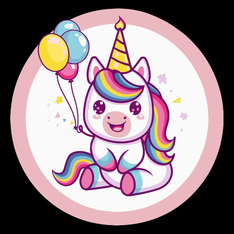 Bande dessinée d’anniversaire licorne
