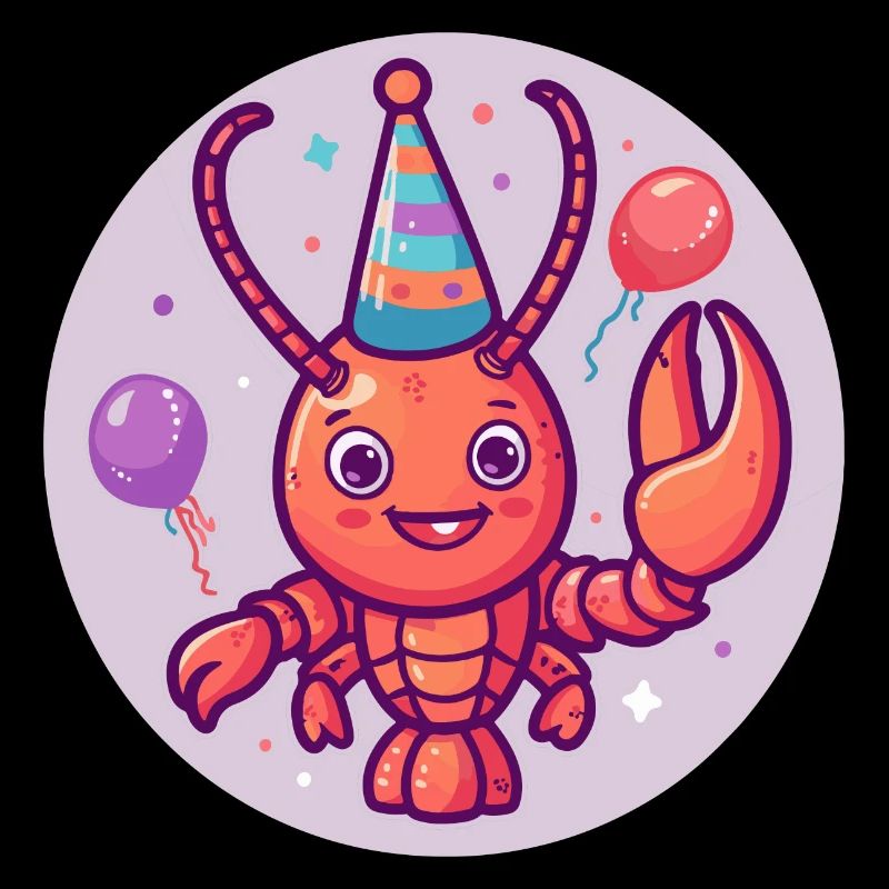 Hummer Krebs Geburtstag Comic