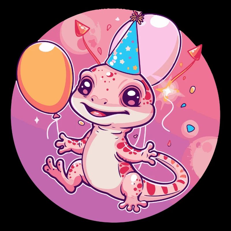 Echse Geburtstag Comic