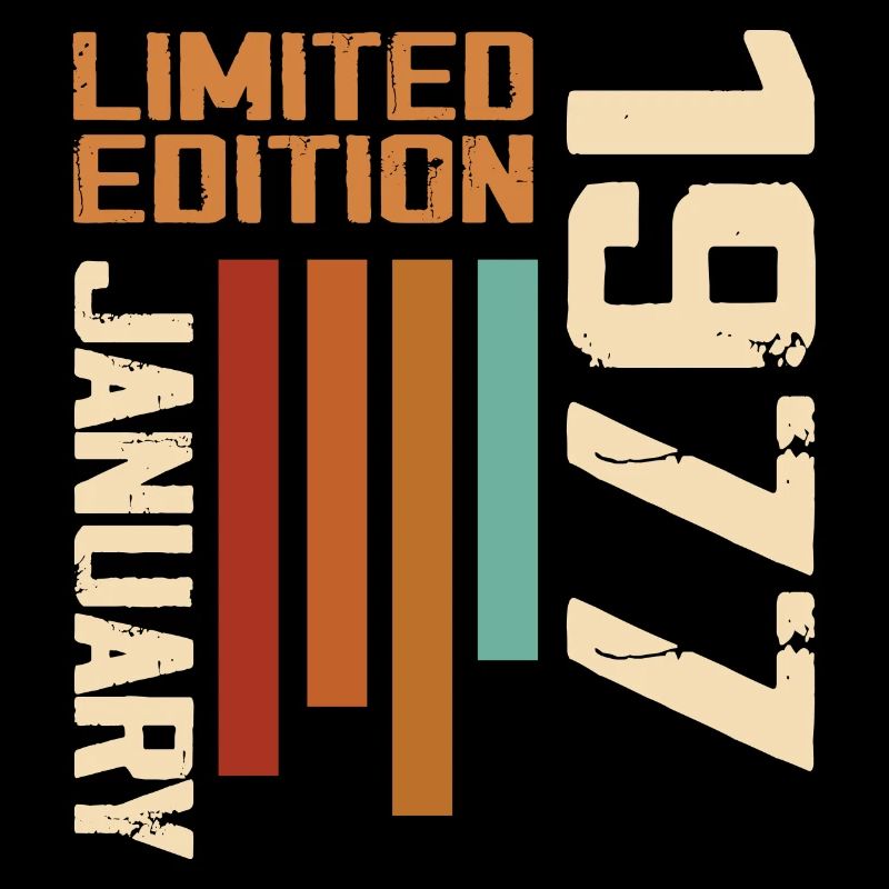 Janvier 1977 - 1977 Janvier Cadeau Anniversaire