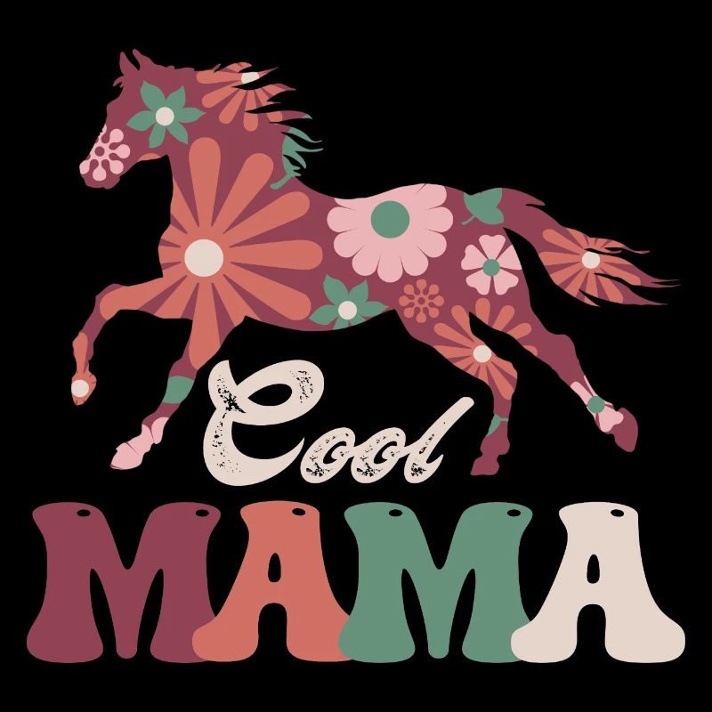 Coole Mama Reiten Muttertag