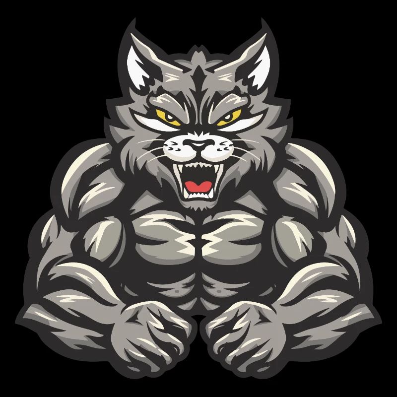Musculation des muscles du chat