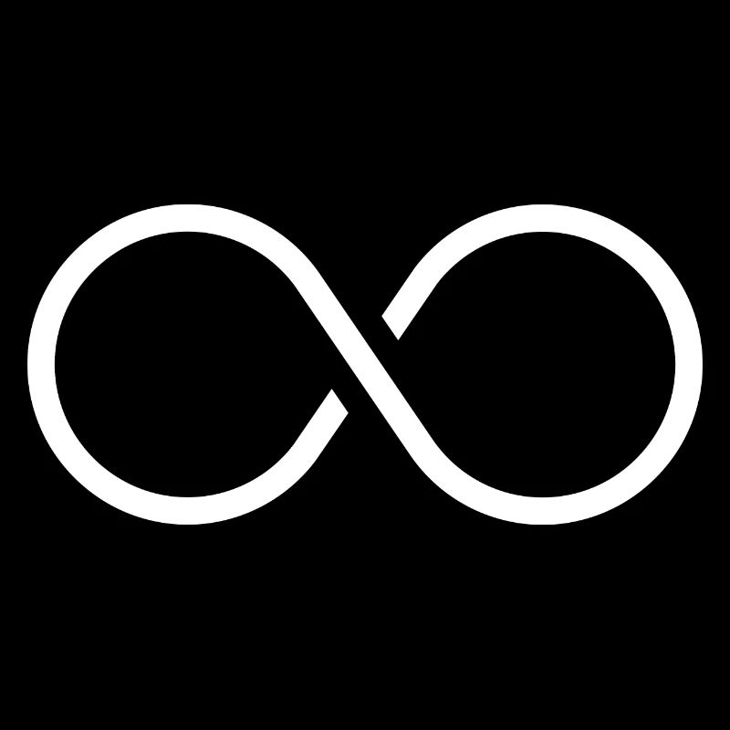 Unendlich / weiß