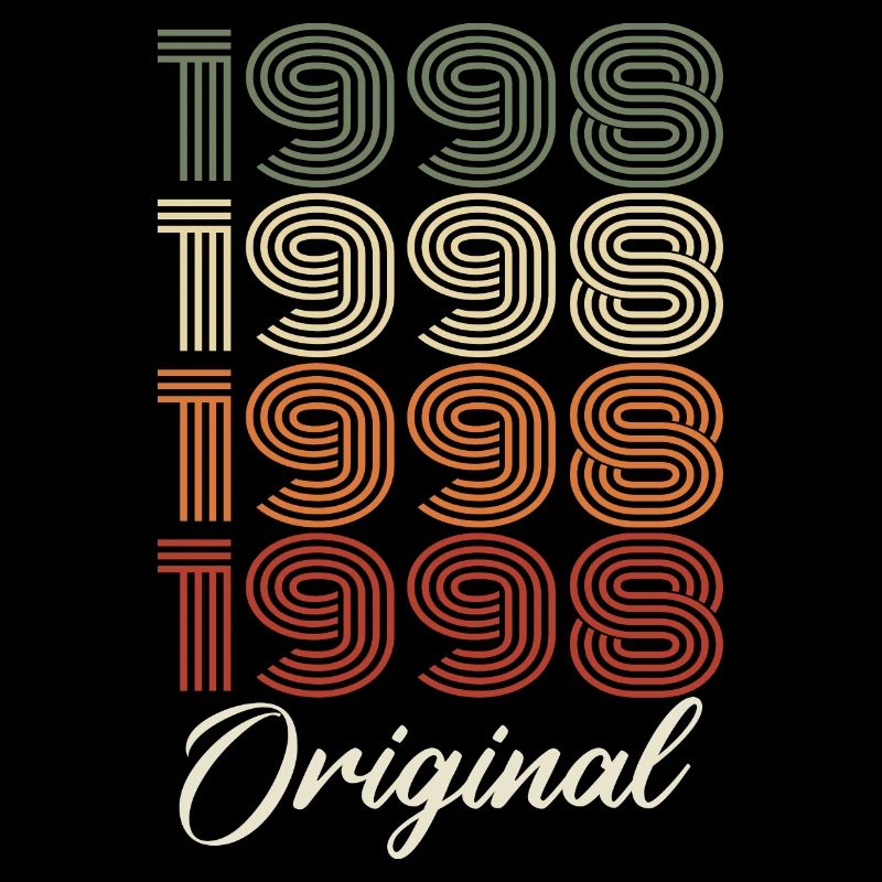 1998 Original Vintage Geburtstagsgeschenk 1998