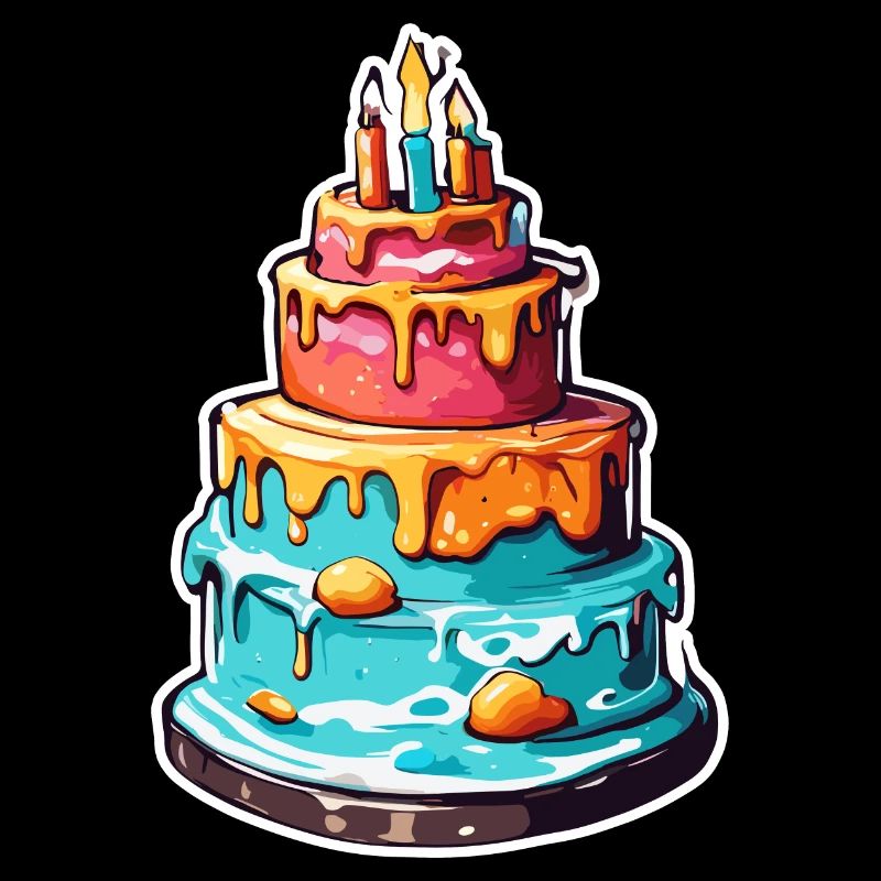 Gâteau d’anniversaire / Gâteau / Joyeux anniversaire / Gâteau