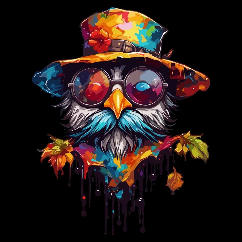 Épouvantail / Ouvrier de la moisson / Champ de maïs / Champ