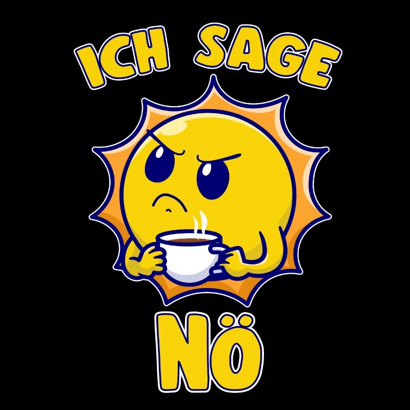 Ich Sage Nö Niedlicher Smiley Kaffeetasse
