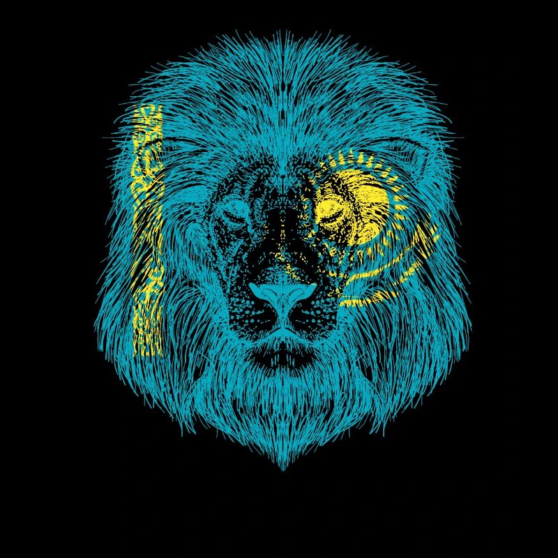 Kasachen Löwe Kasachstan