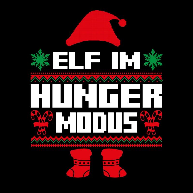 Elfe de Noël Noël Père Noël Faim El