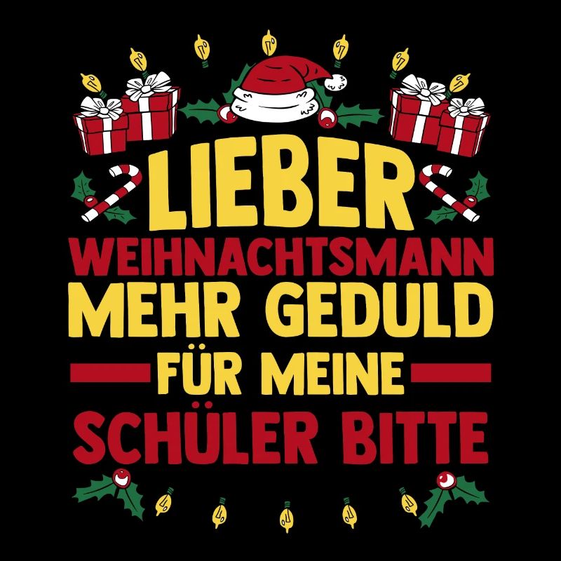 Weihnachtsmann Weihnachten Schule Lehrer