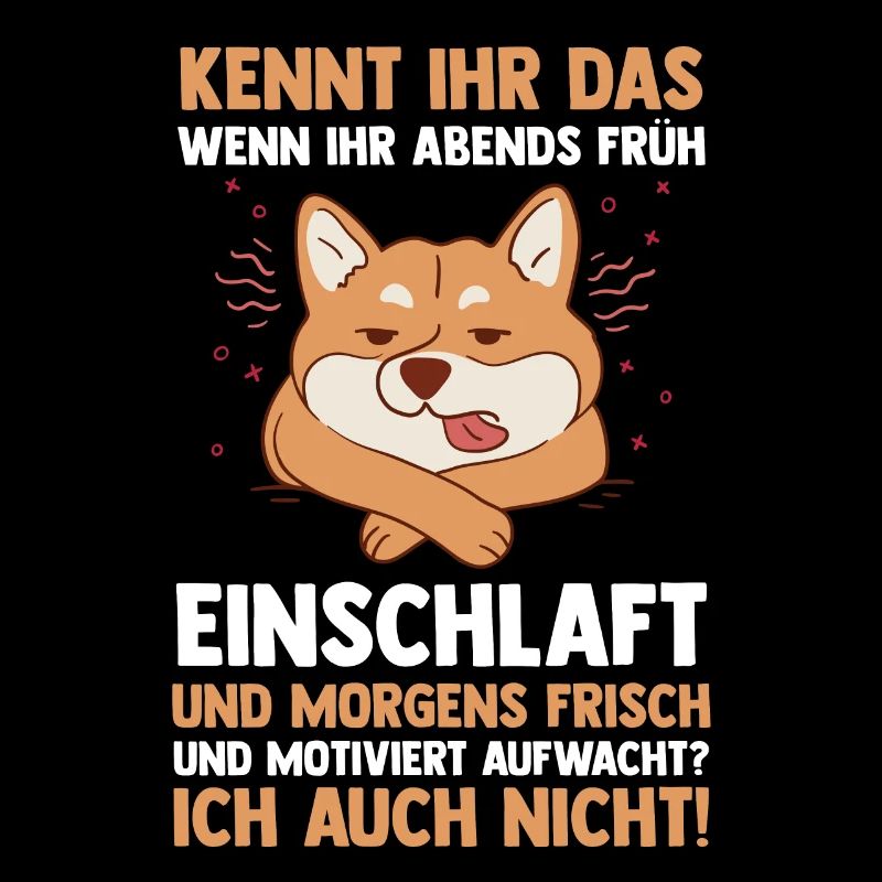 Faulenzer Langschläfer Motivation Hund