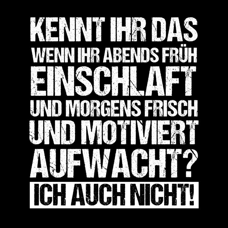 Faulenzer Langschläfer Motivation