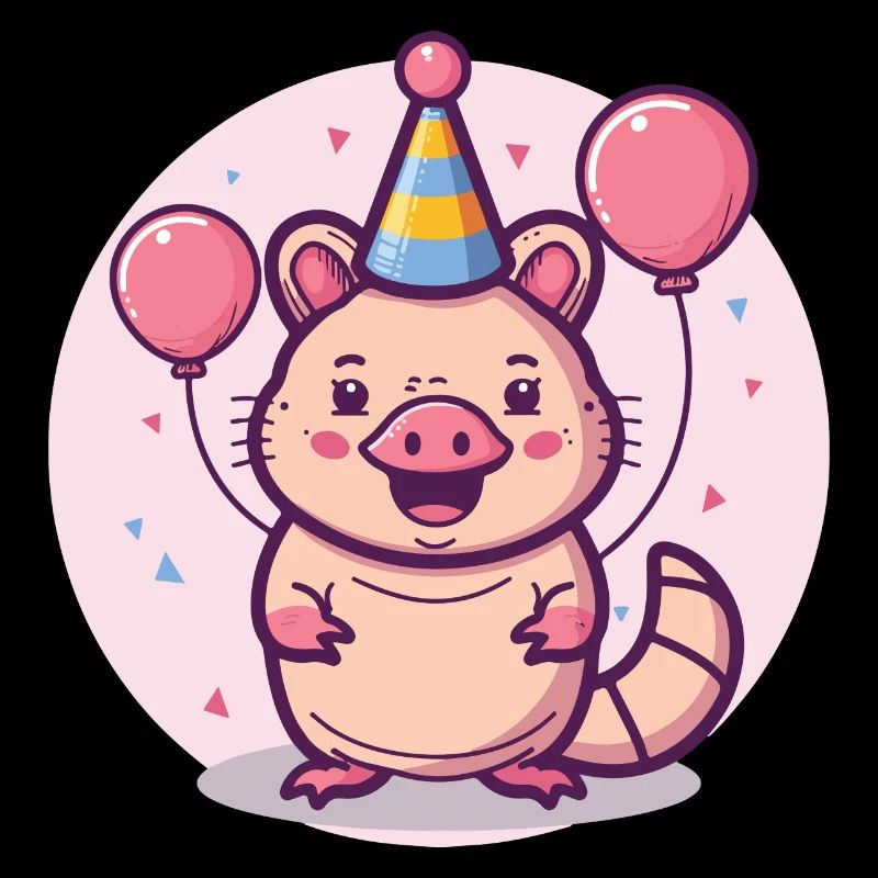 Gürteltier Geburtstag Comic