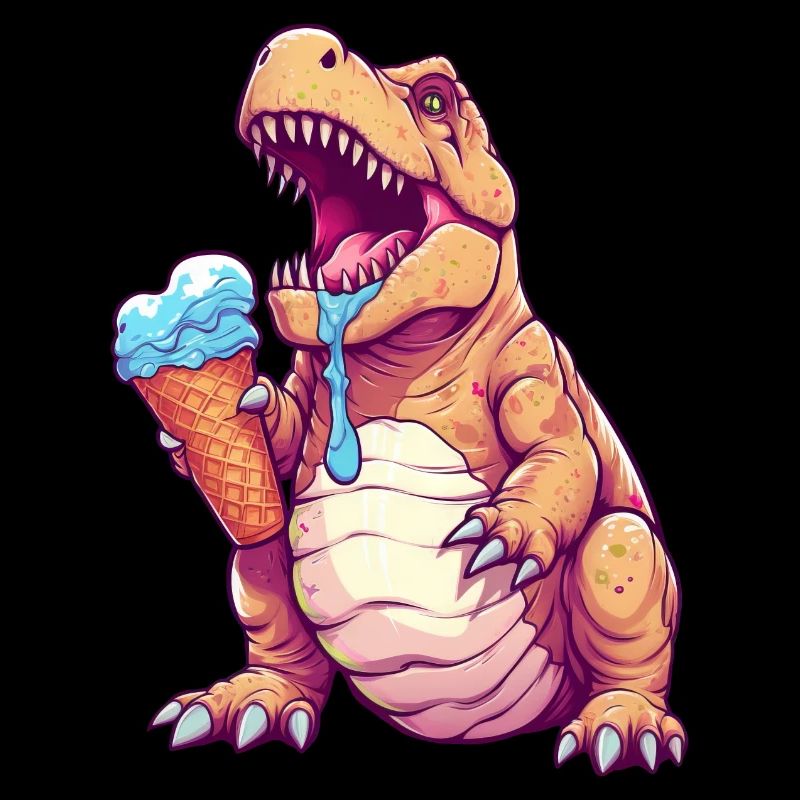 Eiscreme-Dino