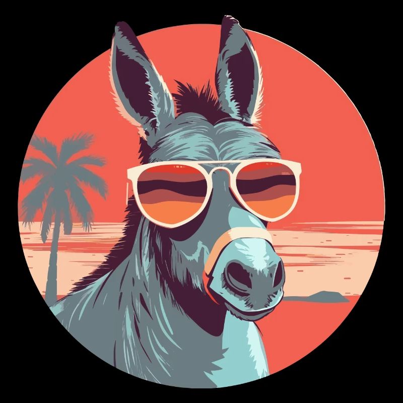 Âne, Lunettes de soleil, Mule, Mule, Steppe