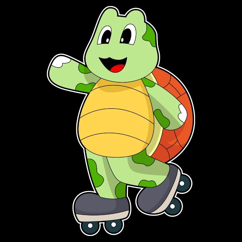 Turtle Inline Skating Roller Skates