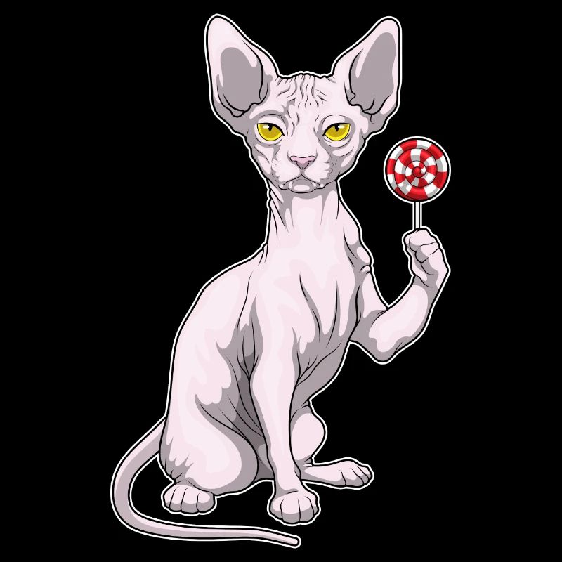 Sucette Chat Sphynx