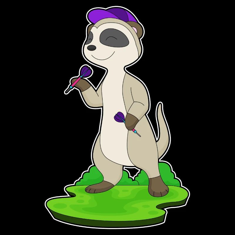 Erdmännchen Dart Dartpfeil