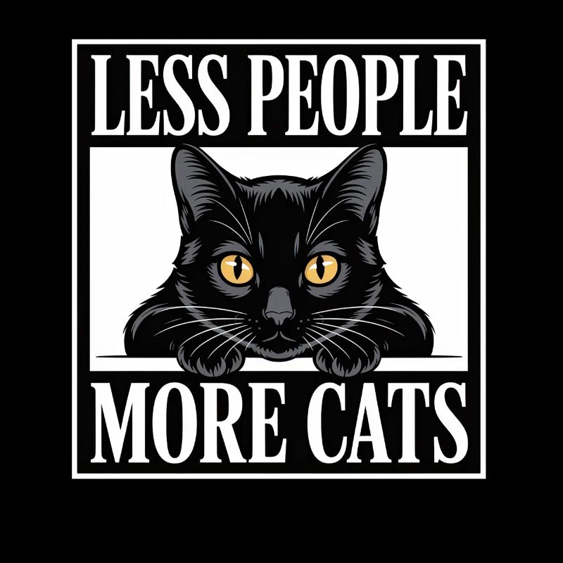 Moins de gens, plus de chats