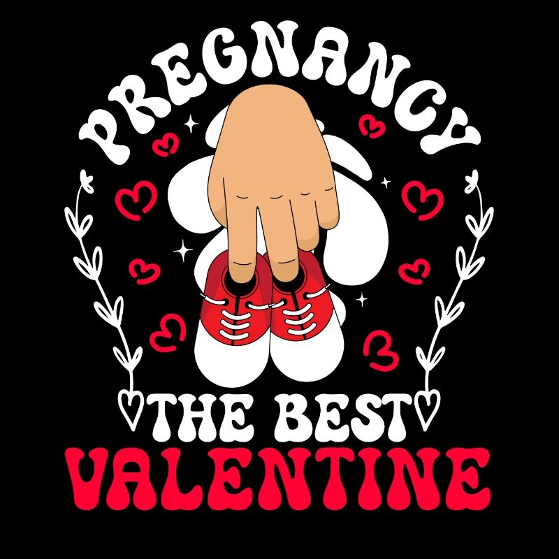 Faire-part Grossesse Saint Valentin Bébé