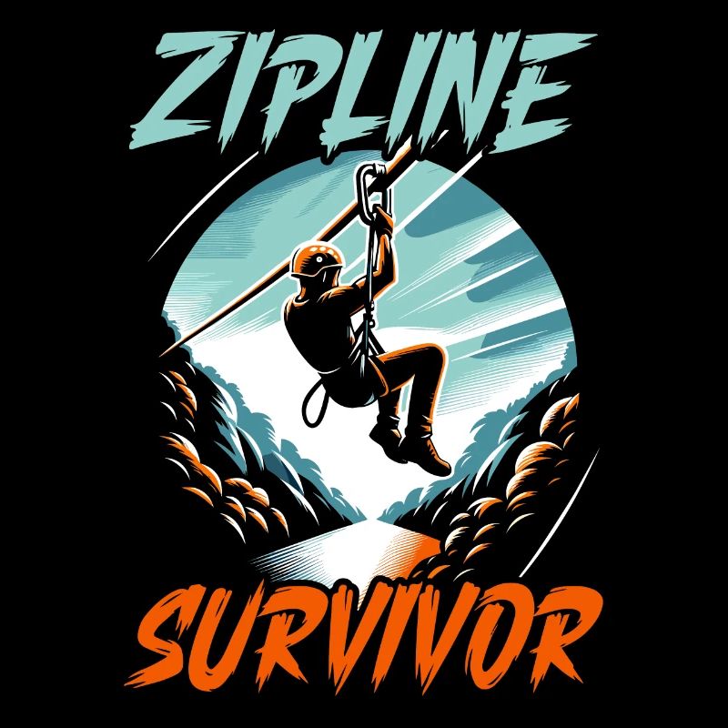Zipline Lover Zipliner Extreme Adventure High Wire