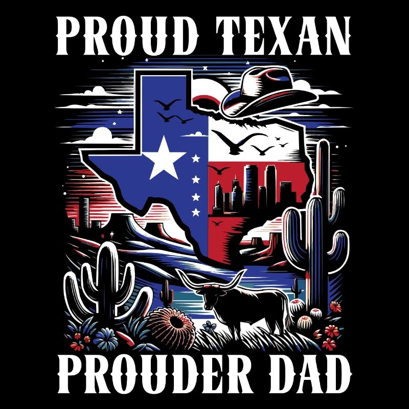 Fête des pères Texan Daddy Texas Paternité
