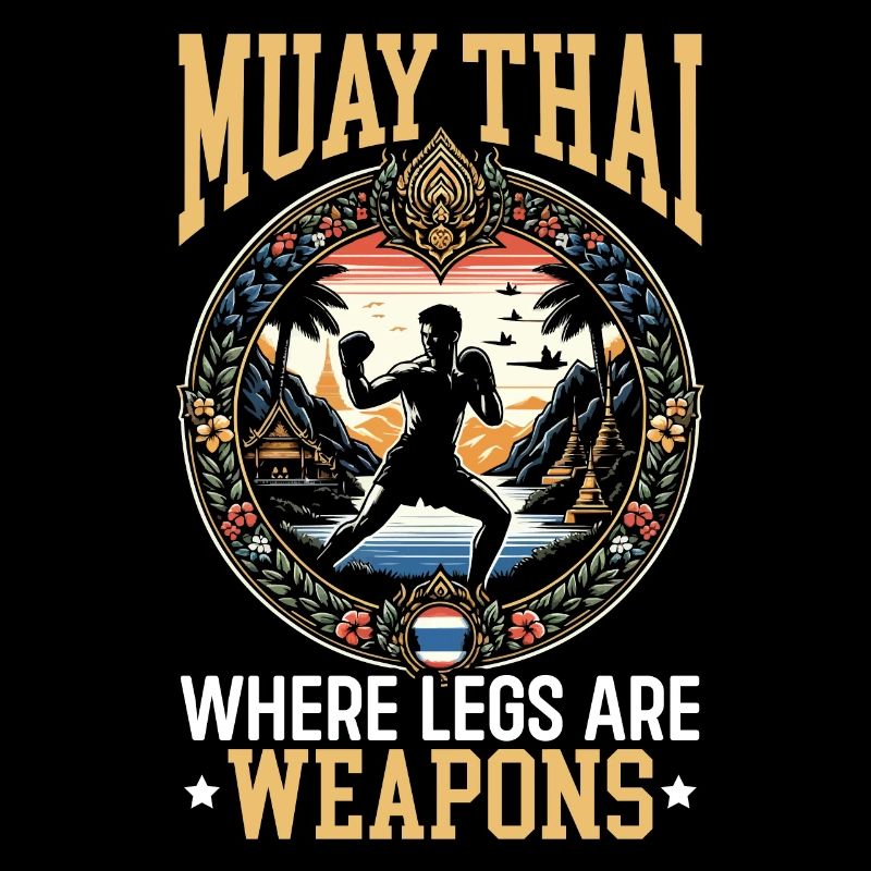 Muay Thai Fighter Kickboxing Kickboxer Thailand