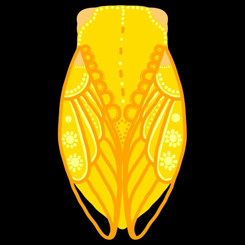 Yellow cicada