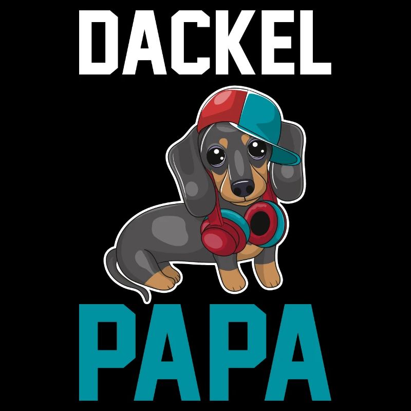 Hund Dackel Papa