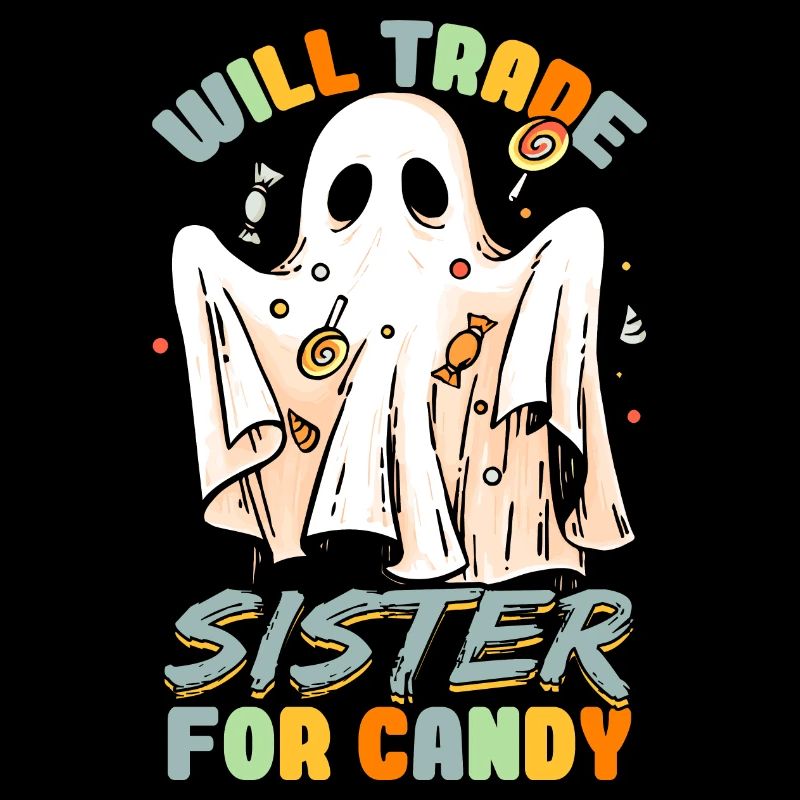 Halloween wird Schwester gegen Süßigkeiten eintauschen