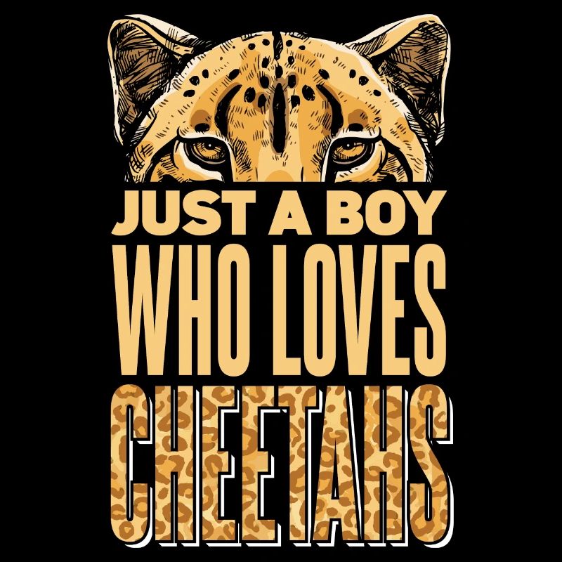 Kinder Leopard Gepard Junge