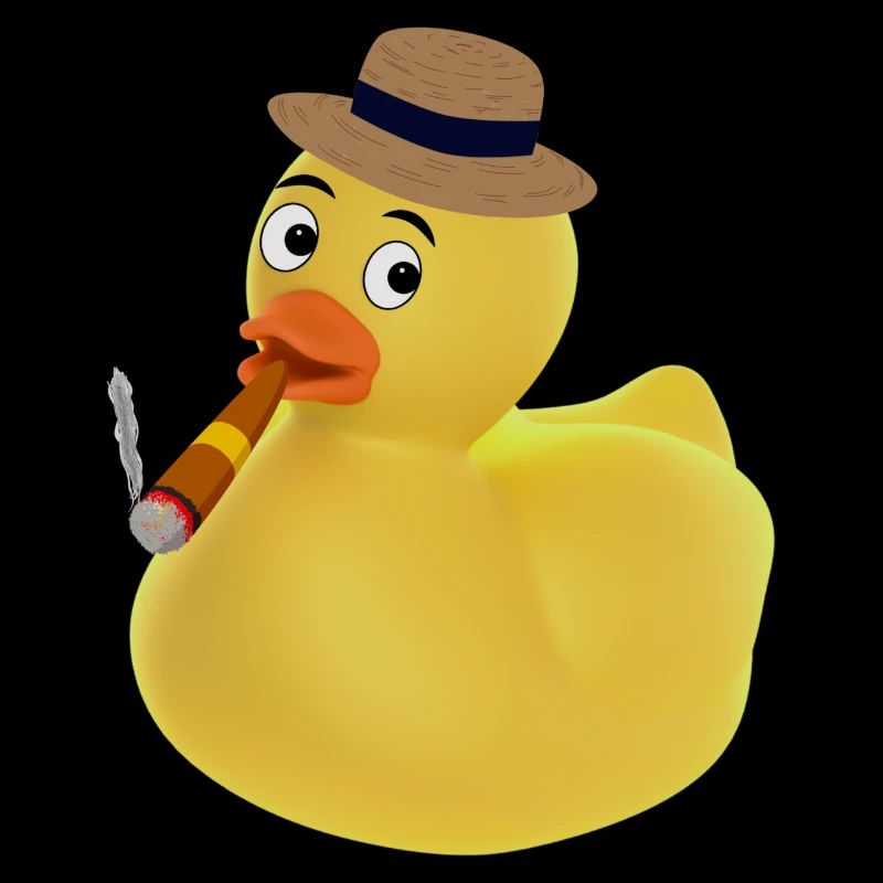 Smoking duck!
